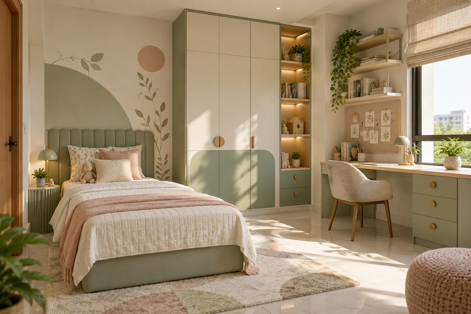 Children’s room AI interior concept