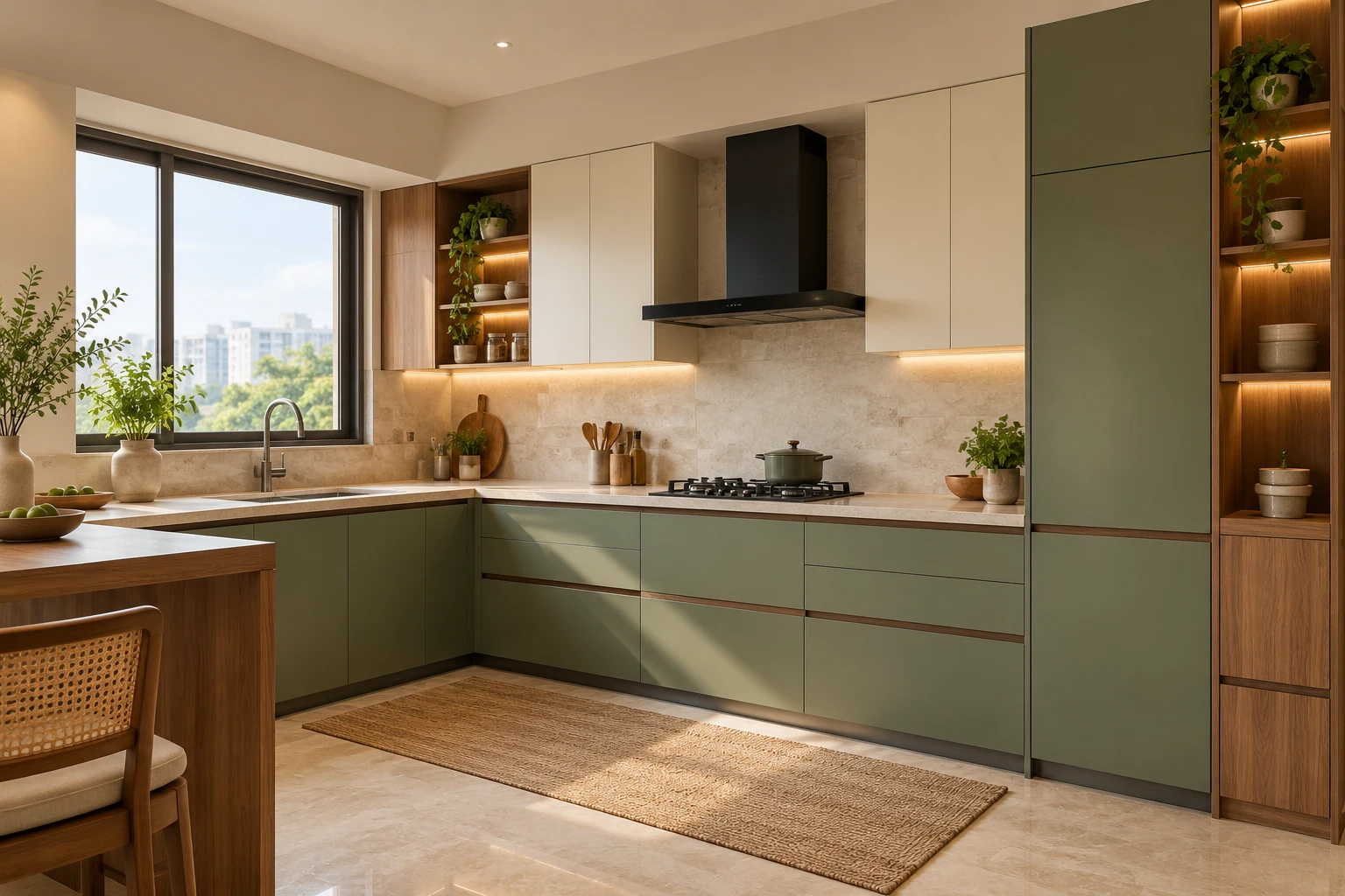 Modular kitchen AI interior concept